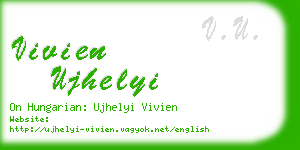 vivien ujhelyi business card